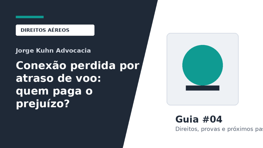 Imagem do artigo: Conexão perdida por atraso de voo: quem paga o prejuízo?