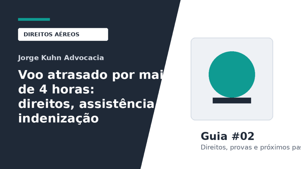 Imagem do artigo: Voo atrasado por mais de 4 horas: direitos, assistência e indenização